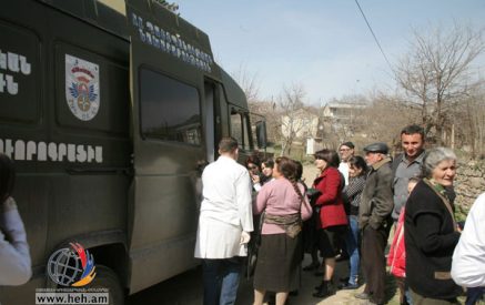 Սահմանամերձ գյուղերի ավելի քան 300 բնակիչներ անցան ֆլյուրոգրաֆիկ և այլ բնույթի հետազոտություններ