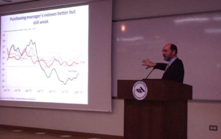 Ըստ ՀԲ զեկույցի ՝ 2013-ին՝ Հայաստանում տնտեսական աճը կկազմի 4.3%