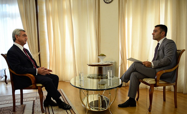 Նախագահ Սերժ Սարգսյանի հարցազրույցը «Արմնյուզ» հեռուստաընկերությանը (տեսանյութ)
