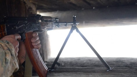 Ադրբեջանական զինուժը կիրառել է նաև ԴՇԿ տիպի խոշոր տրամաչափի գնդացիր