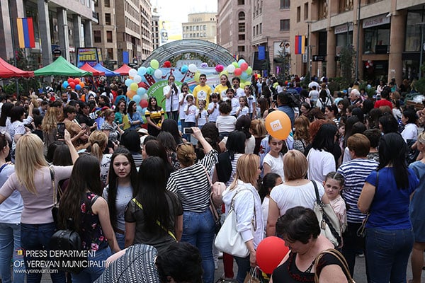 «Երևան՝ երազանքների քաղաք» միջոցառումը Հյուսիսային պողոտայում