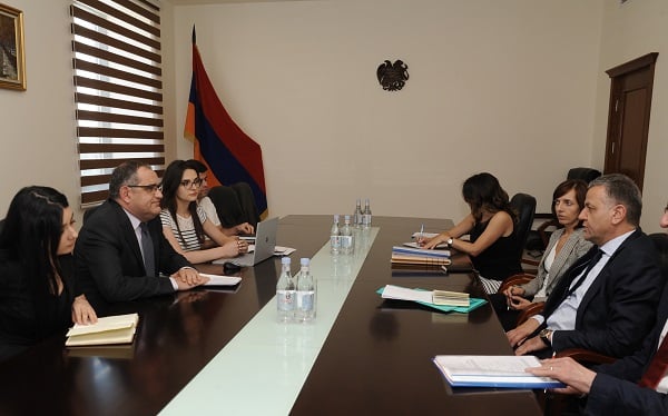 Փոխնախարար Քոչարյանն ընդունել է ԵՄ պատվիրակությանը