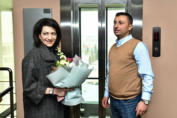 «Ֆուտբոլի հաղթանակներն էլ են ինտելեկտից ծնվում». Աննա Հակոբյանը հանդիպել է «ԲԿՄԱ Երևան» ակումբի ֆուտբոլիստների հետ