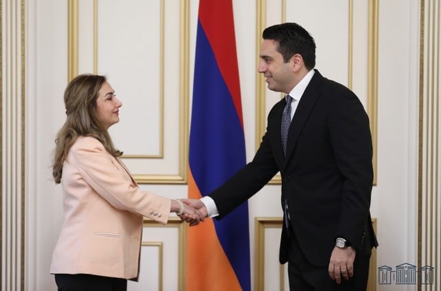 Ալեն Սիմոնյանն ընդունել է Սիրիա-Հայաստան բարեկամական խմբի պատվիրակությանը