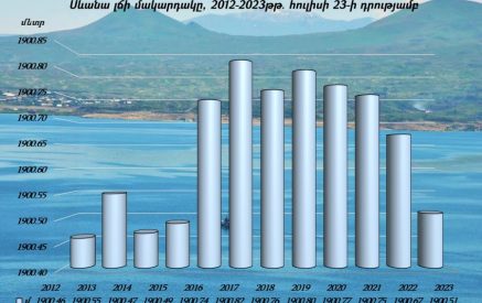 Սևանա լճի մակարդակն իջել է 3սմ-ով