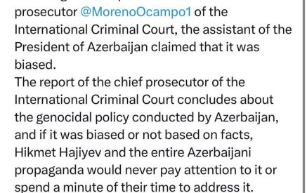 Եթե զեկույցը հիմնված չլիներ փաստերի վրա՝ ապա Հիքմեթ Հաջիևը և ադրբեջանական ողջ քարոզչությունը երբեք դրան ուշադրություն չէին դարձնի․ Մարուքյան