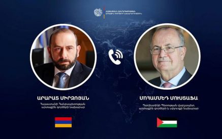 Հայաստանի և Պաղեստինի արտգործնախարարները հեռախոսազրույց են ունեցել