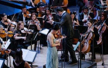 Ջութակահար Սոյունգ Յունը հանդես եկավ Հայաստանի պետական սիմֆոնիկ նվագախմբի հետ