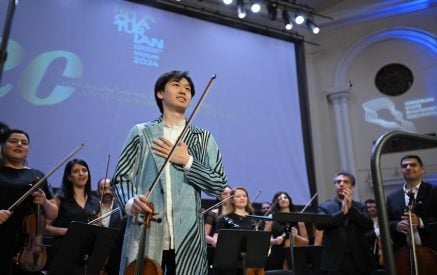 Խաչատրյանի անվան 20-րդ միջազգային մրցույթում առաջին մրցանակը ստացել է Ճապոնիան ներկայացնող ջութակահար Տոմոտակա Սեկին